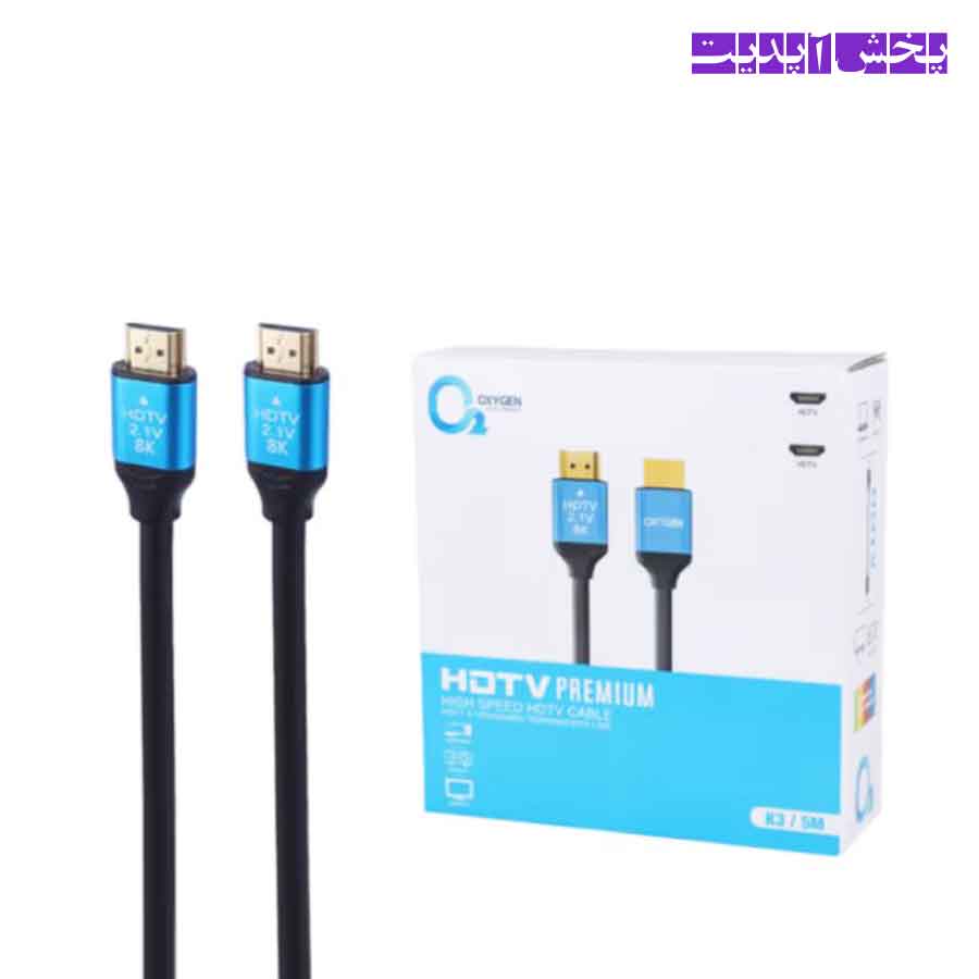 hdmi5 کابل HDMI 8K اکسیژن K3 طول 5 متر - تصویر 1